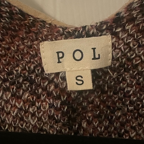 POL Multicolor Leopard Print Knit Sweater small - Picture 2 of 4